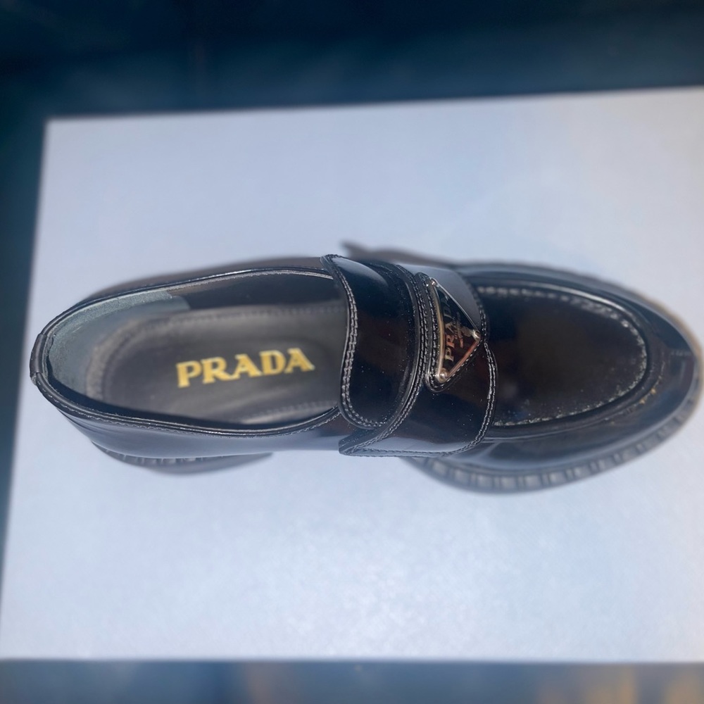 Prada Triangle Loafers